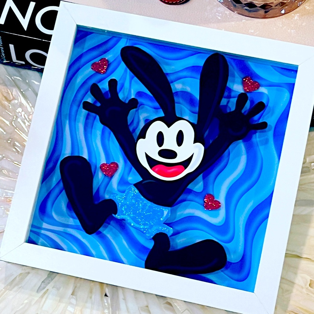Pop Up Oswald Shadow Box